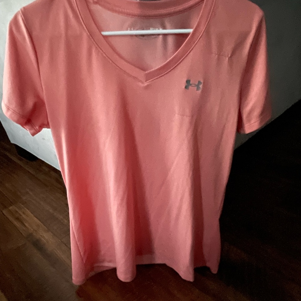 Under Armour Pink Fitted Short Sleeve T-Shirt